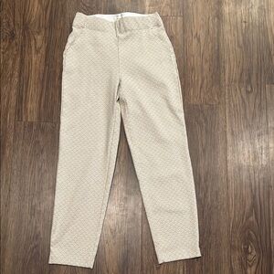 Max Studio Cream Casual Textured‎ Pants